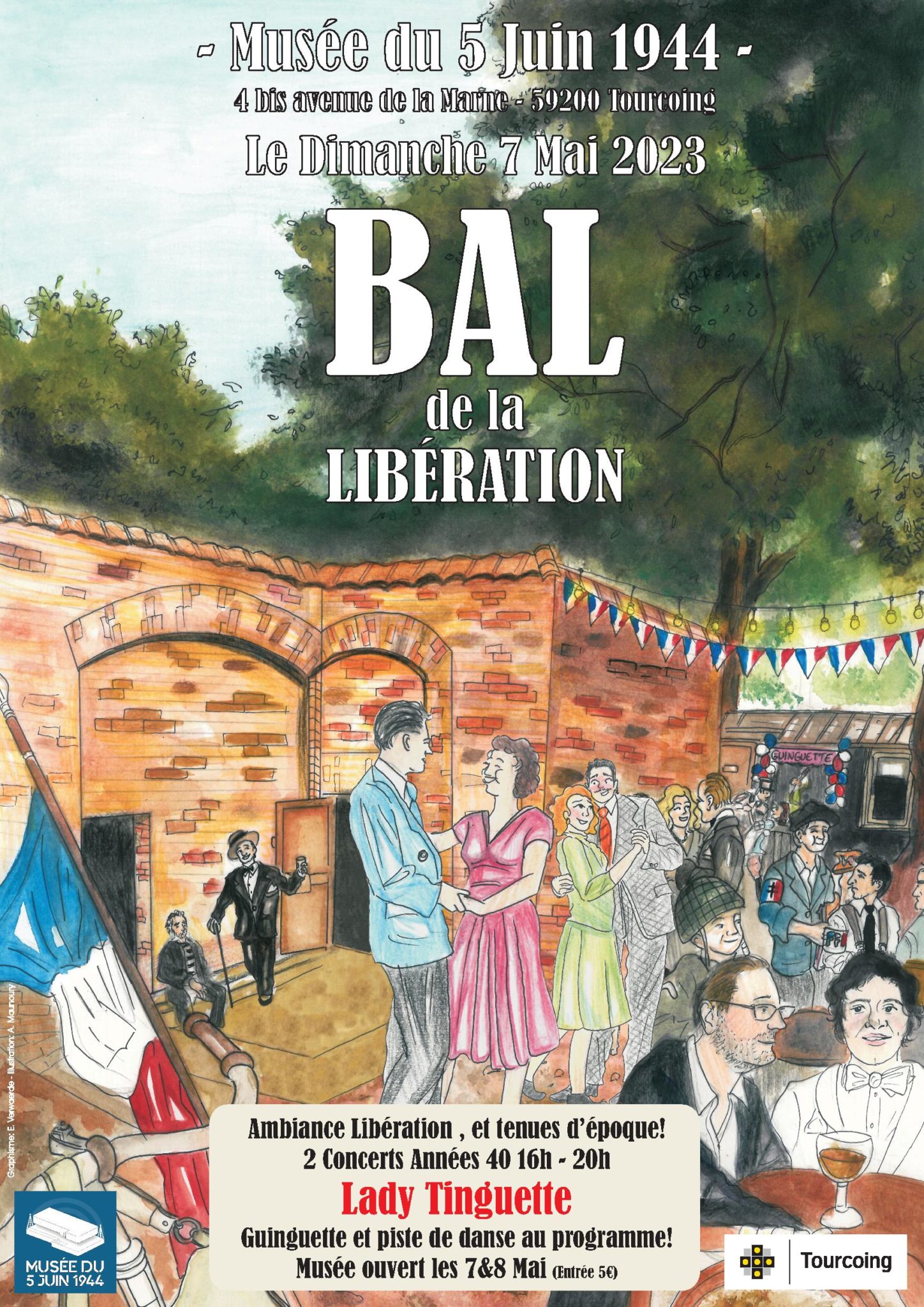 Bal de la Libération le dimanche 7 mai 2023 Musée du 5 juin 1944